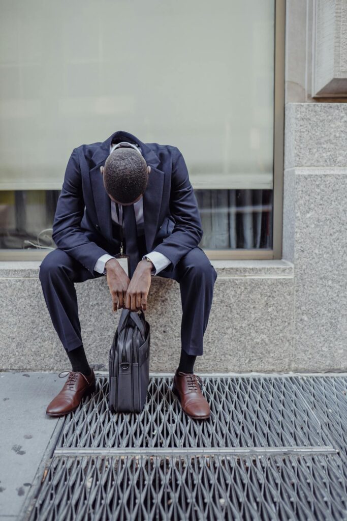 Professional feeling burnout
